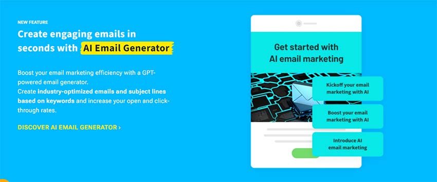 GetResponse AI Email Generator